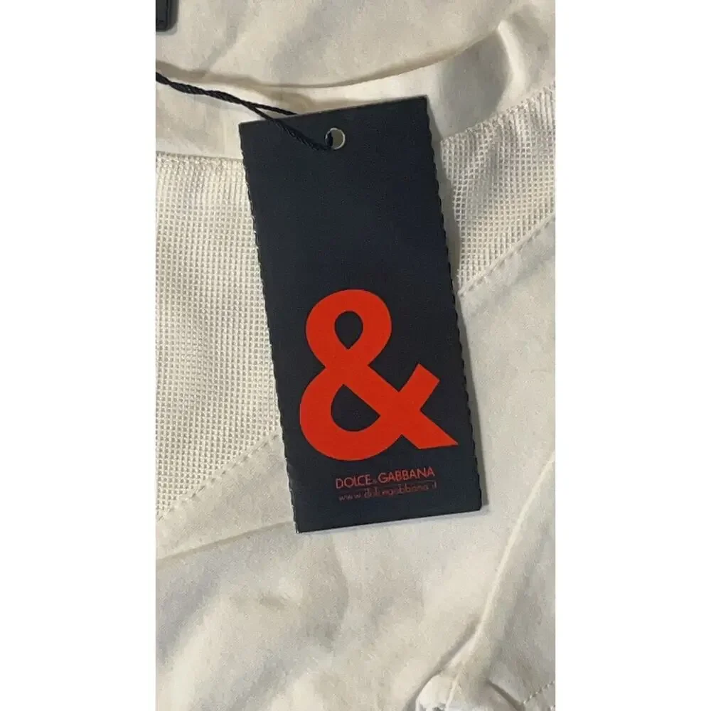 Dolce & Gabbana D&G White T-Shirt Vintage Y2K Women's Size S - EXCELLENT - Picture 5 of 12